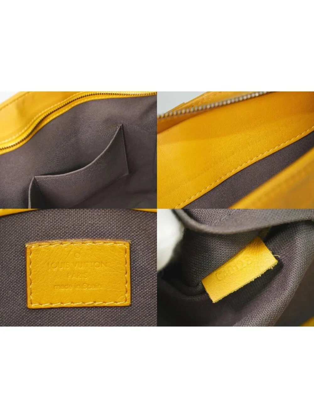 Louis Vuitton LV Neo Tadao Damier Infini 2-Way Business Bag Solar Yellow